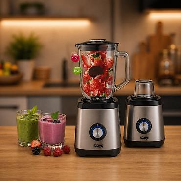 Блендеры: №: 1548 Məhsulun adı: Blender DSP KJ2-003 350W Silver Brend: DSP — 2