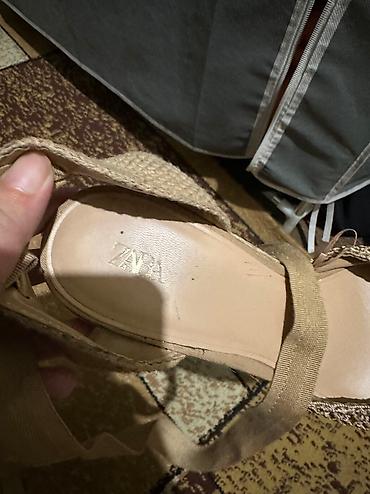 foot patch: Туфли, 40, Zara, Новый, цвет - Бежевый, Самовывоз — 3