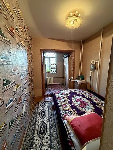 продаю квартиру начало аламедин1: 4 комнаты, 71 м², Аламедин-1 мкр 106 серия, 4 этаж, Старый ремонт — 2