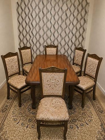 Digər mebel: Masa desti 6 oturacaqla.birlikde 210 Azn. Masa achilir ve 6 — 1