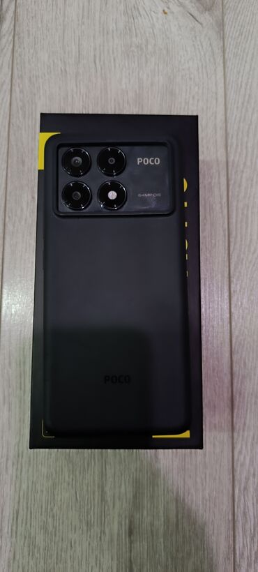 Poco: Poco X6 Pro 5G, 512 GB, rəng - Qara, Sensor, Barmaq izi