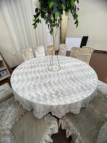 бу стулья: Кухонный стол и стул, Б/у, Самовывоз, цвет - Бежевый — 2