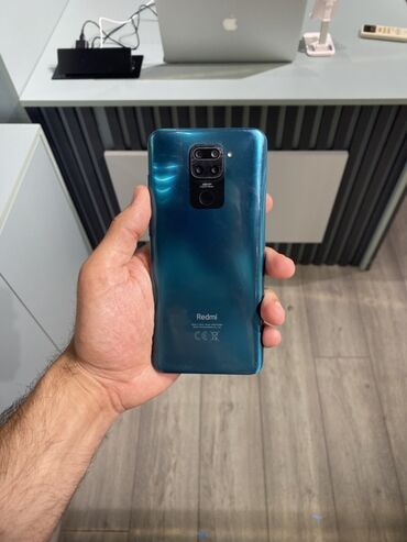 Xiaomi: Xiaomi Redmi Note 9, 64 GB, rəng - Göy, 
 İki sim kartlı