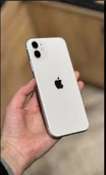 IPhone 11, Новый, 128 ГБ, Белый, Зарядное устройство, Защитное стекло, Чехол, 72 %