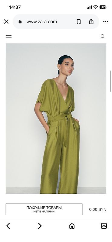 kombinezon satisi: Tulum, Zara, L, rəng - Yaşıl — 2