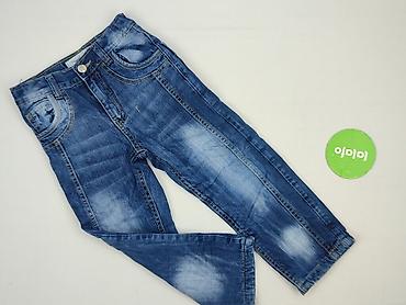 klapki monki: Spodnie jeansowe, 5-6 lat, 110/116, stan - Bardzo dobry — 2