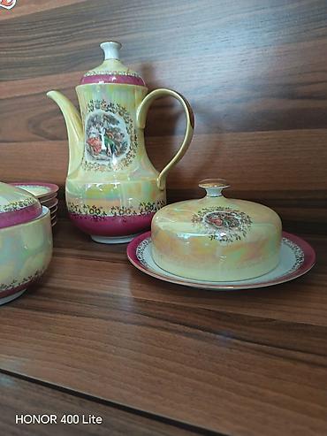 cay dəstləri: Çay dəsti, Farfor, 6 nəfərlik, Almaniya — 10