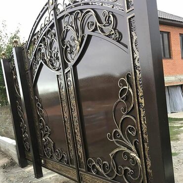 Сварка: Откатные вороты, распашные ворота варата, вароты с калиткой на — 21