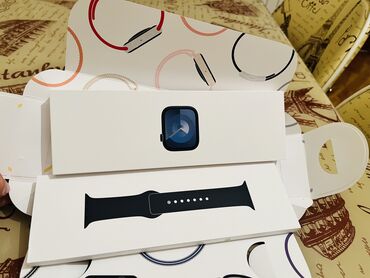 apple watch 7 series: Новый, Смарт часы, Apple, Сенсорный экран, цвет - Голубой