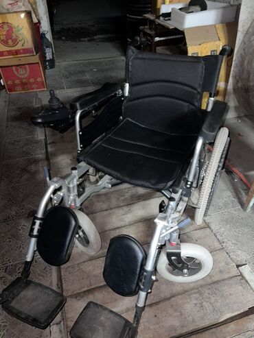 инвалидная коляска с электроприводом цена бу: Электрическая инвалидная коляска с джойстиковым управлением