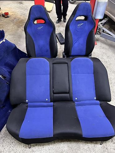 обшивка субару: Комплект сидений, Ткань, текстиль, Subaru 2004 г., Б/у, Оригинал, Япония — 7