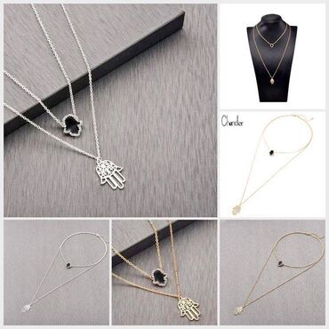 золотые цепочки женские фото цены бишкек: Ожерелье, цепочка, двухслойное Фатима, Хамса, чандлер, богемное