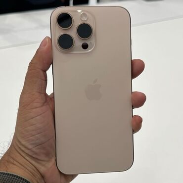 Apple iPhone: IPhone 16 Pro Max, 256 GB, Rose Gold, Zəmanət, Barmaq izi, Simsiz şarj