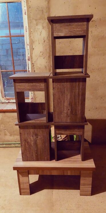 ucuz stol stul desti: Qonaq otağı üçün, Yeni, Açılmayan, Kvadrat masa