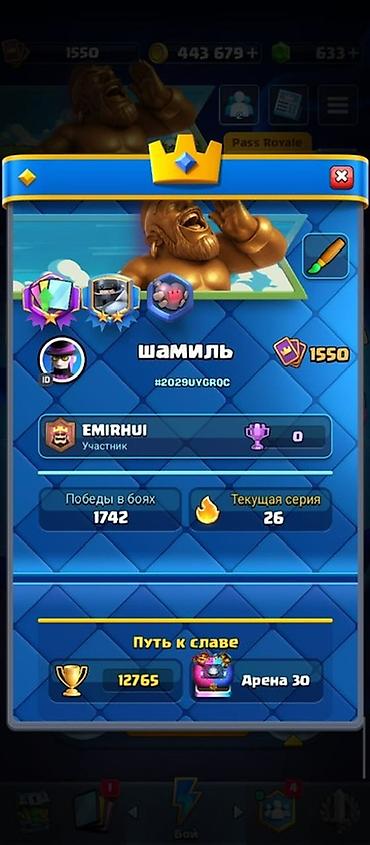 аренда аккаунта пабг: Аккаунт Clash Royale - Трофеи на Пути к славе: 12 765 (Арена 30) - — 3