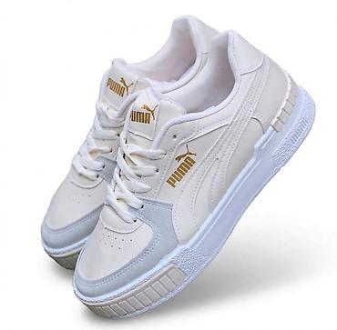 replay patike 36: Puma patike u beloj boji, klasičnog sportskog i lifestyle dizajna — 1