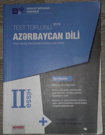 az dili toplu cavablari 1 ci hisse: 2019, köhne az dili toplu 2ci hisse, ucuz qiymət!!! Bezi hisseler