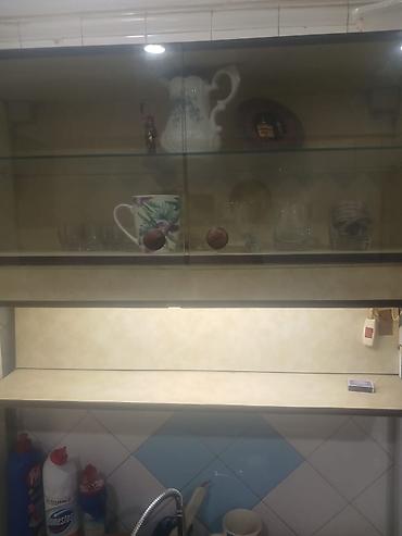 Mətbəx mebeli: Mətbəx dolabı dəsti - Klassik dizaynlı alt və üst modullar - İşıq bej — 7