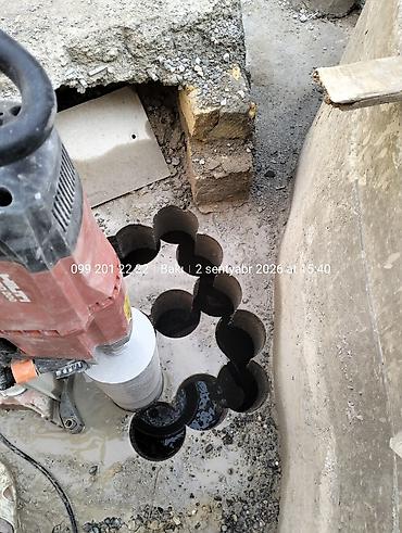 elektrik iş: Beton kəsimi:050-220-08-78 diamond karotla deşik açma xidməti - — 9