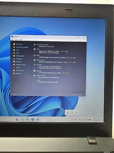 Lenovo: Lenovo TP 8GB SSD Kamera DP Procesor I3 HD++. > > Prodajem — 9
