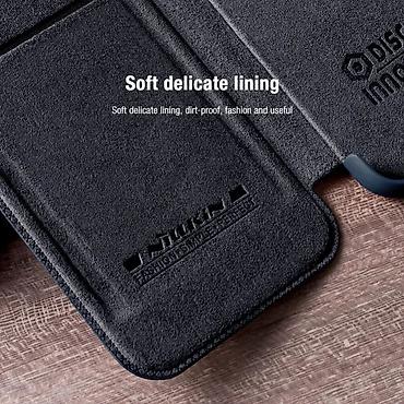 Maske i futrole za telefone: Maska Nillkin Qin Pro za Samsung Galaxy S22 Plus crna. Kataloški broj — 10