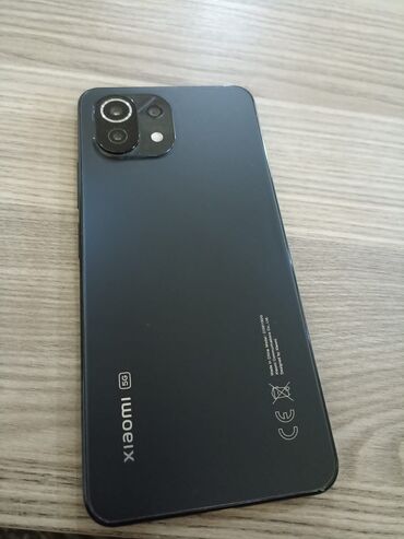 telfon zəngləri: Xiaomi Mi 11 Lite, 128 GB, rəng - Boz, 
 Barmaq izi, İki sim kartlı, Face ID
