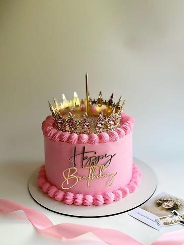 Кондитерские изделия, сладости: Именные торты на день рождения с декоративными топперами - Оформление — 1