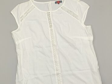 bluzki białe z falbankami: Blouse, 3XL (EU 46), condition - Good