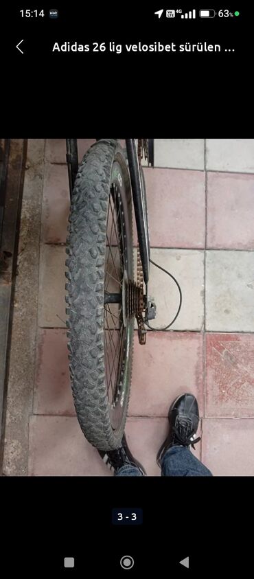 Şəhər velosipedləri: İşlənmiş Şəhər velosipedi Adidas, 26", sürətlərin sayı: 7, Ünvandan götürmə
