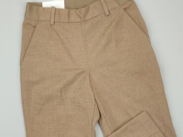 spodnie dresowe z prostą nogawką: Material trousers, H&M, 2XS (EU 32), condition - Perfect