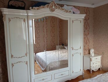 кухонная мебель на заказ в баку цены: 2 односпальные кровати, Шкаф, Комод, Трюмо, Б/у