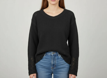 Swetry: Sweter damski, rozmiar M