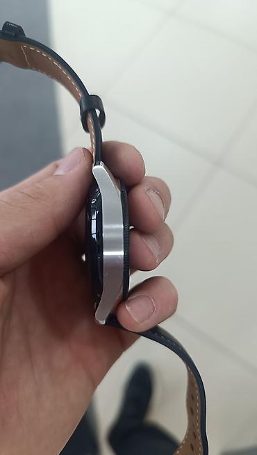 Акылдуу сааттар: Samsung Galaxy Watch (45 мм) с кожаным ремешком 22 мм M/L — 4