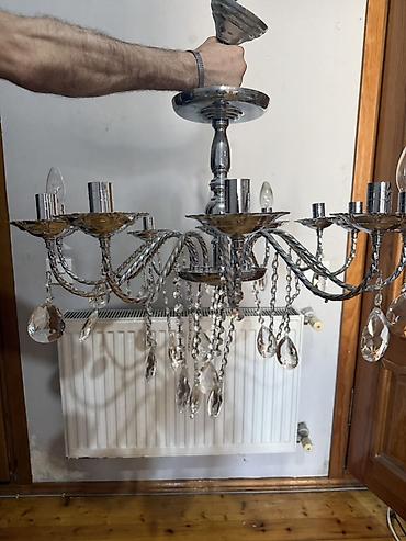 Çilçıraqlar: Çılçıraq, 10 və daha çox lampa, Metal — 5