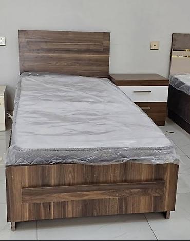 mdf panel: Yeni, Təknəfərlik çarpayı, Bazalı, Matras ilə, Siyirməsiz — 3