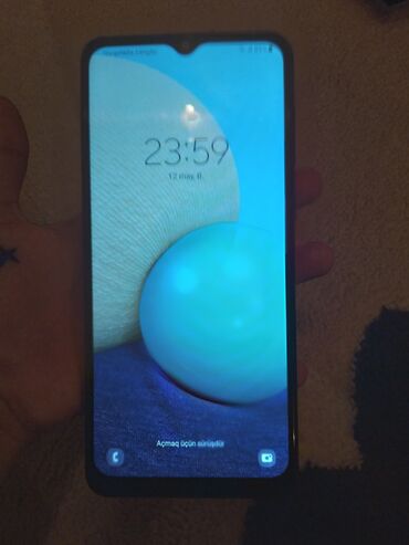 islenmis telefonlar samsung: Samsung A02, rəng - Mavi