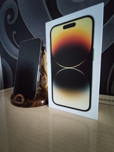 айфон бушный: IPhone 14 Pro | 128 ГБ Золотой | С документами | Зарядное устройство, Кабель, Коробка