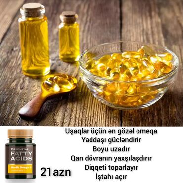 vitamin b17 qiyməti: Omega 3 güclü görmə qabiliyyəti, güclü yaddaş, sadəcə 1 qutuda