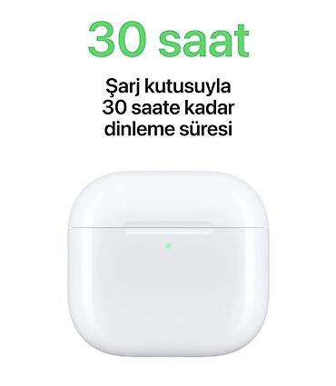 Qulaqcıqlar: Apple AirPods (3-cü nəsil) — simsiz qulaqcıqlar - Dinamik baş izləmə — 3
