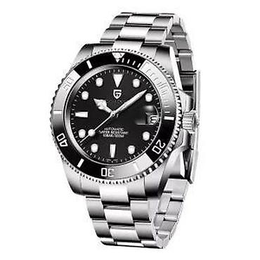 Ručni satovi: PAGANI DESIGN PD-1661 - 40mm - Crna - Rolex Submariner Hom Potpuno — 9