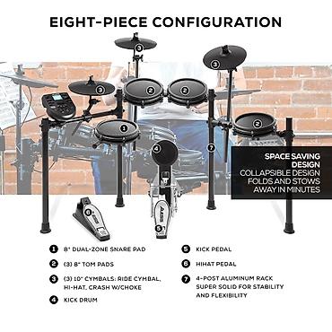 Музыкалык аспаптар: Продаю Alesis Nitro Mesh Kit — это популярная электронная ударная — 1