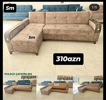 Sifarişlə divanlar: Künc divan, Parça, Bazalı, Açılan — 9