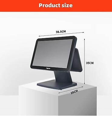 Торговое оборудование: POS-моноблок CY-66 с двумя экранами, черный. Характеристики: - — 2