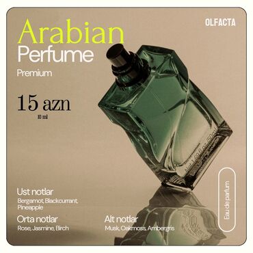 Ətriyyat: Arabian Perfume Bu ilin ən dəbli ətri, belə qiymətə heç yerdə belə