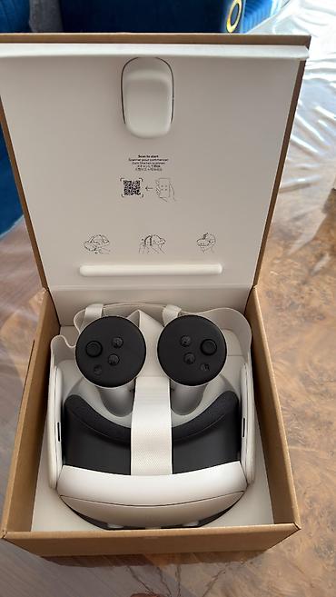 Meta Guest 3 VR 128gb İdeal vəziyyətdə heçbir problemi yoxdur. 5.6dəfə