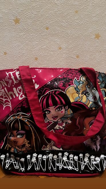 женские сумки шоппер: “Monster high” шоппер для девочек новый в отличном состоянии 6