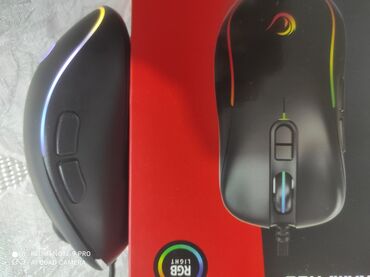 Mauslar: Yusek suretli 7200 dpi mausu.Rgb hereketli isiq funksiyali.Horgulu — 3