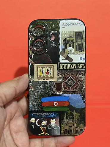 pulsuz uce: Azeri temalı smartfon qabı - Model uyğunluğu: İki böyük kamera kəsiyi — 1
