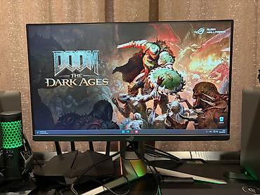 Monitorlar: ASUS ROG PG259QN oyun monitoru. Tam ideal veziyyetdedir. Hec bir — 1