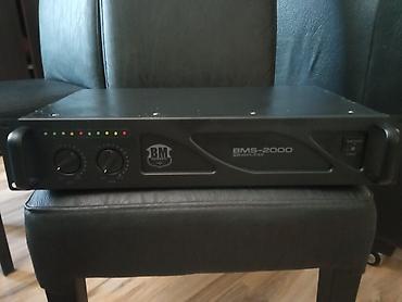 Pojačala i prijemnici: BM Sonic BMS-2000 – profesionalno pojačalo - Model: BMS-2000 Pro — 5